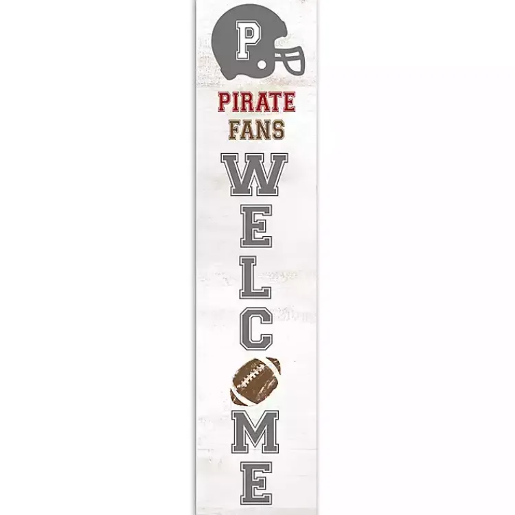 Kirklands Home Personalized Football Fans Welcome Porch Board