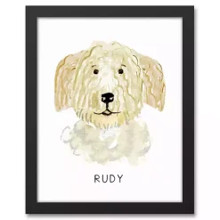 Kirklands Home Personalized Golden Doodle Canvas Wall Plaque Hot
