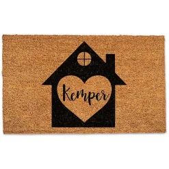 Kirklands Home Personalized Heart Home Coir Doormat Outlet