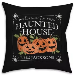 Halloween>Kirklands Home Personalized Jack O Lanterns Halloween Pillow