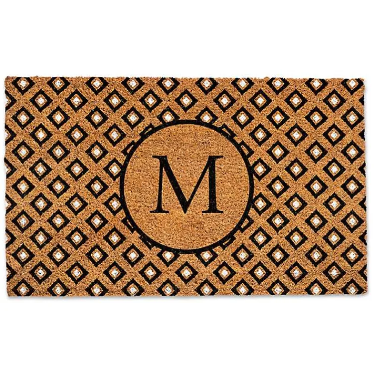 Kirklands Home Personalized Monogram Diamond Doormat Best