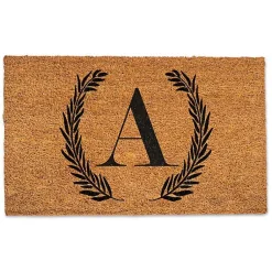 Kirklands Home Personalized Monogram Laurel Doormat Hot