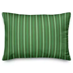 St Patricks Day Decorations>Kirklands Home Personalized Monogram Shamrock Stripe Pillow