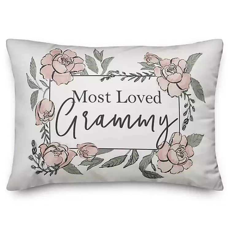 Pillows>Kirklands Home Personalized Most Loved Outdoor Lumbar Pillow