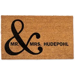 Kirklands Home Personalized Mr. & Mrs. Coir Doormat Online