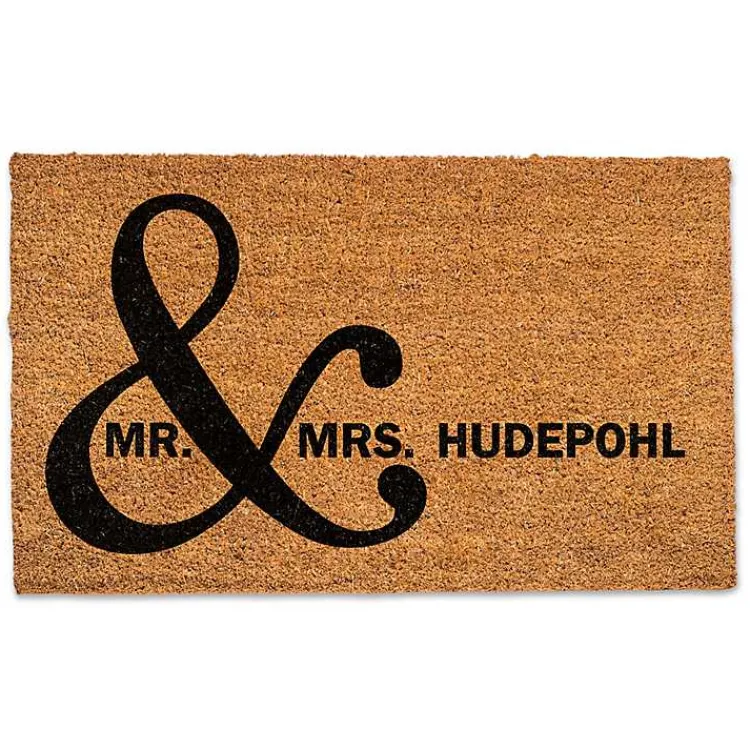 Kirklands Home Personalized Mr. & Mrs. Coir Doormat Online