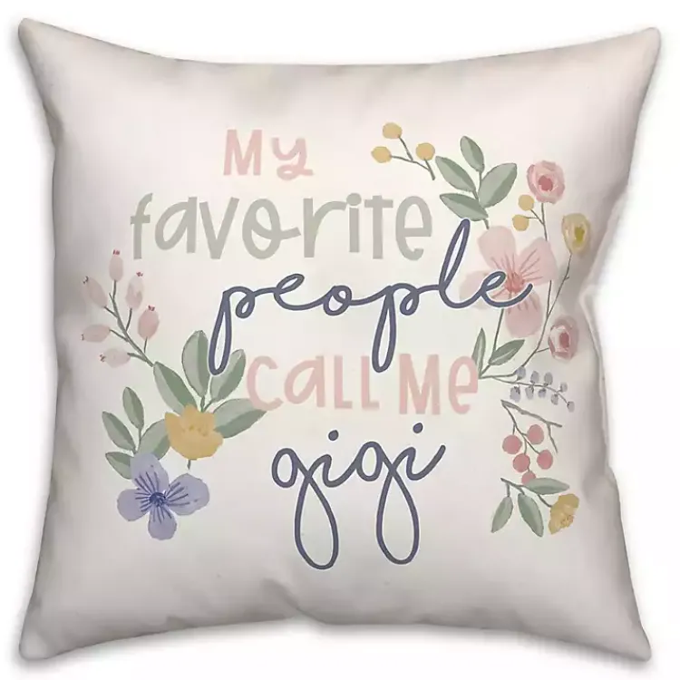 Pillows>Kirklands Home Personalized My Favorite People Pillow