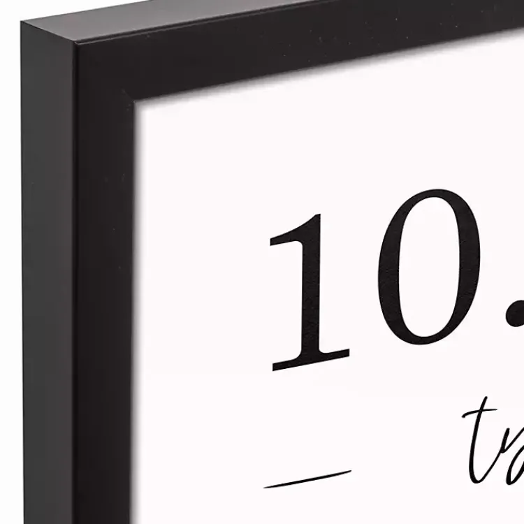Kirklands Home Personalized Names & Dates Framed Canvas Print Discount