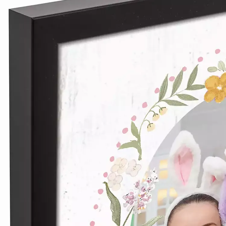 Easter Decorations>Kirklands Home Personalized Photo Floral Wreath Canvas Print