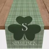 St Patricks Day Decorations>Kirklands Home Personalized Plaid Clover Table Runner, 72 in.