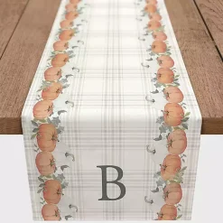 Kirklands Home Personalized Plaid Monogram Table Runner, 72 in. Clearance
