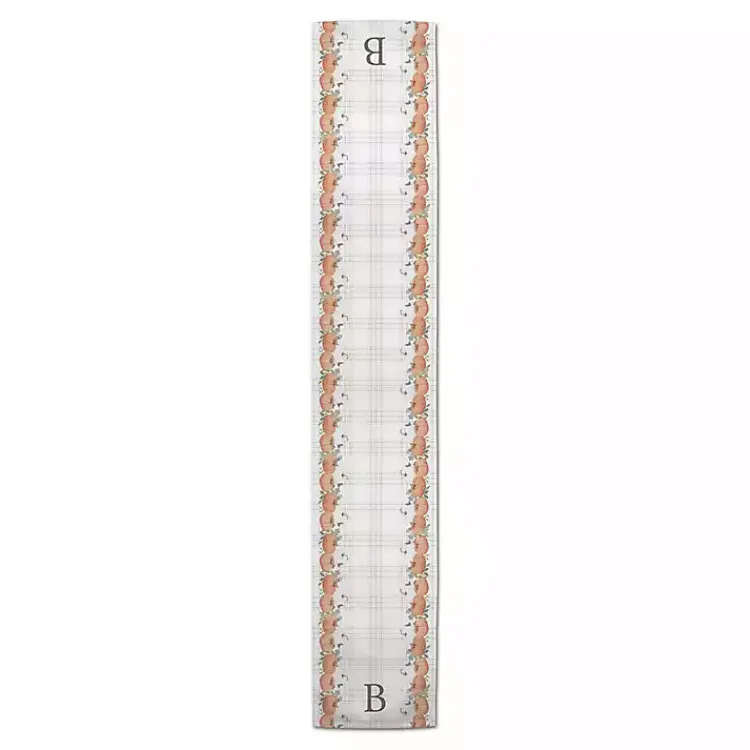 Kirklands Home Personalized Plaid Monogram Table Runner, 72 in. Clearance