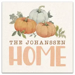 Fall>Kirklands Home Personalized Pumpkin Home Canvas Art Print