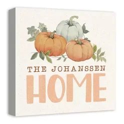 Fall>Kirklands Home Personalized Pumpkin Home Canvas Art Print