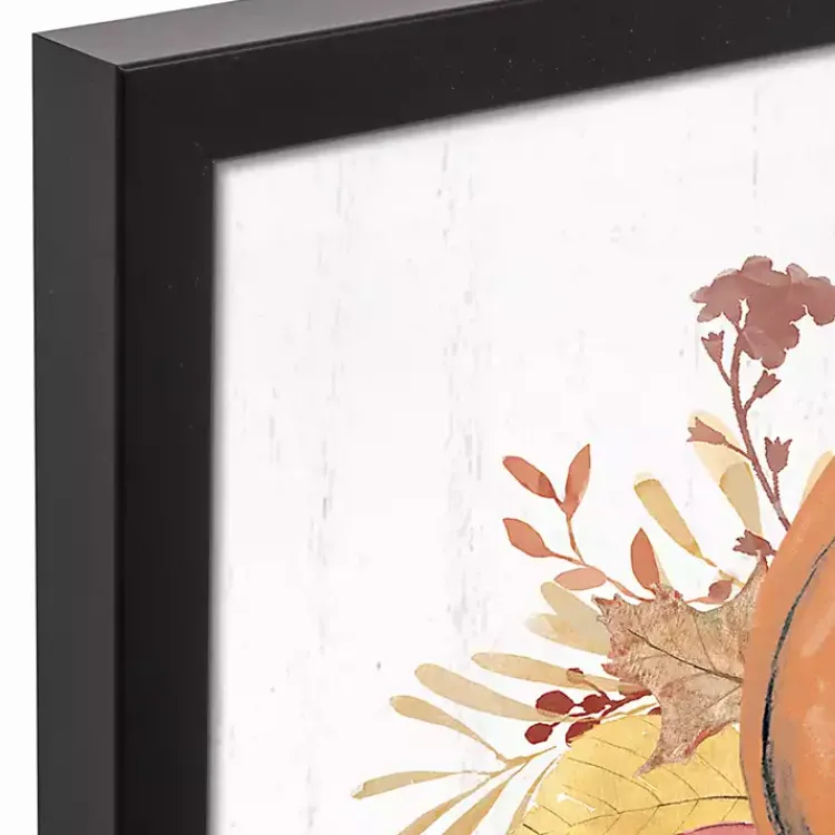 Fall>Kirklands Home Personalized Pumpkin Monogram Canvas Art Print