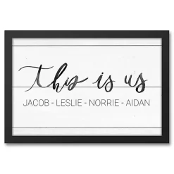 Kirklands Home Personalized This Is Us Canvas Wall Art Hot
