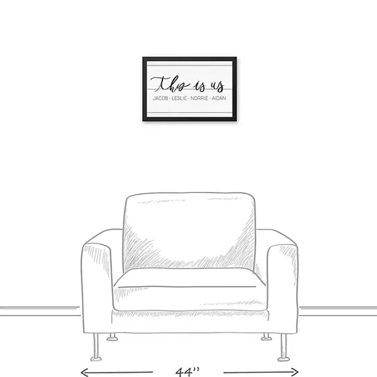 Kirklands Home Personalized This Is Us Canvas Wall Art Hot