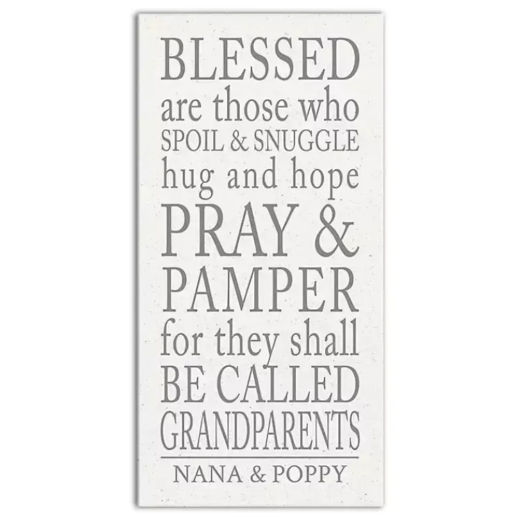 Kirklands Home Personalized Those Grandparents Canvas Wall Plaque Online