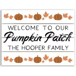 Fall>Kirklands Home Personalized Welcome Pumpkin Patch Wood Art Print