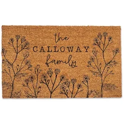 Kirklands Home Personalized Wildflower Doormat Outlet