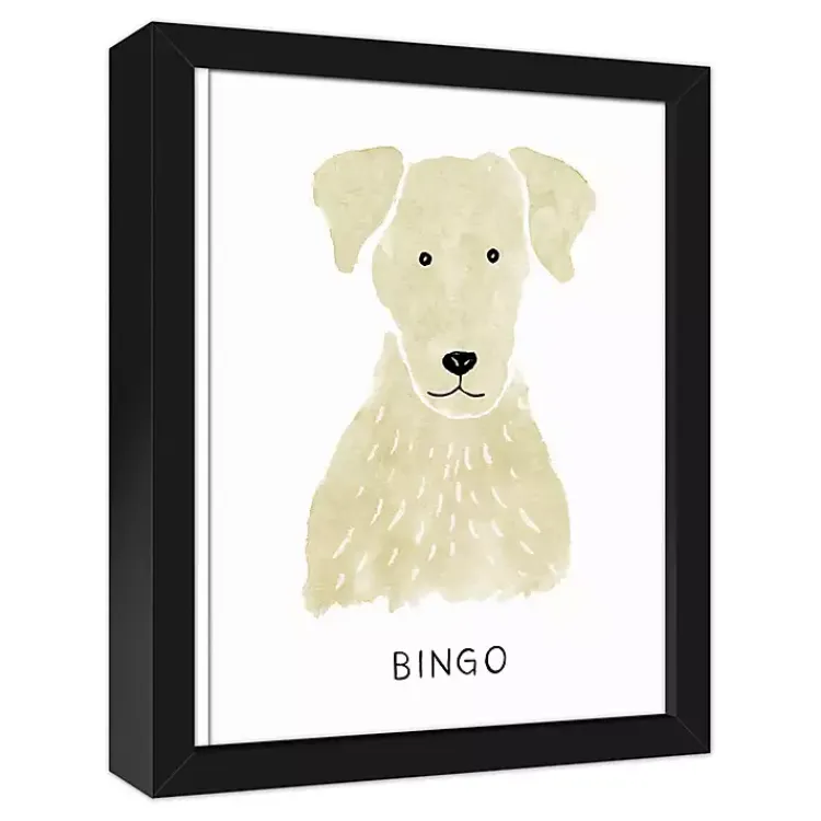 Kirklands Home Personalized Yellow Labrador Canvas Wall Plaque Clearance