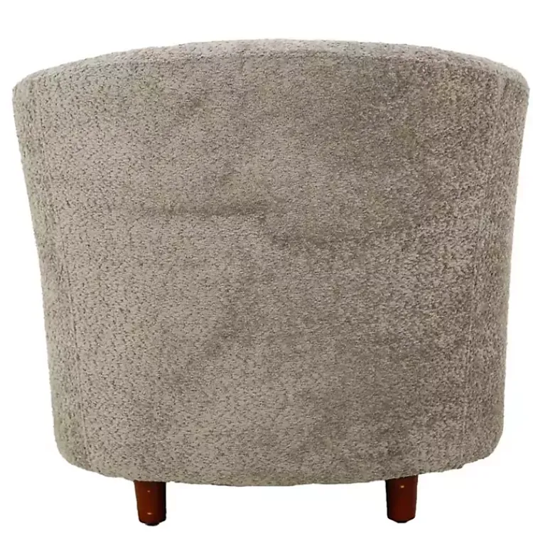 Kirklands Home Pewter Boucle Parker Club Chair Gray Sale