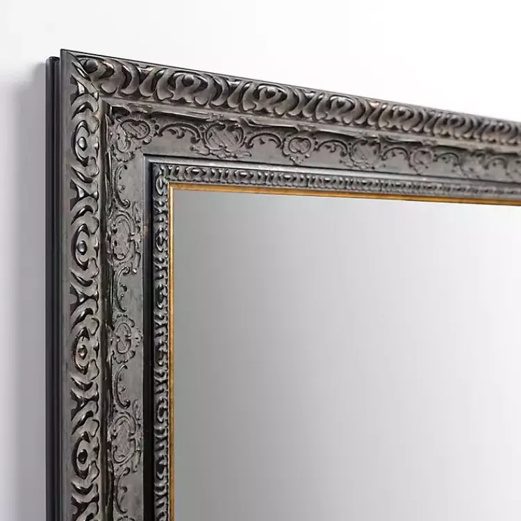 Kirklands Home Pewter Vintage Wall Mirror Gray Discount
