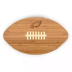 Kirklands Home Philadelphia Eagles Bamboo Football Cutting Board Tan Online