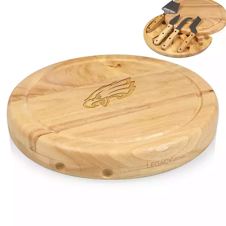 Kirklands Home Philadelphia Eagles Cheese Board and Tool Set Tan Online