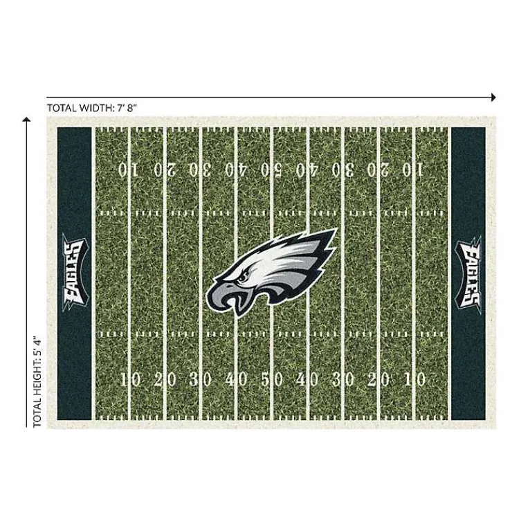 Kirklands Home Philadelphia Eagles Home Field Area Rug, 6x8 Green Best