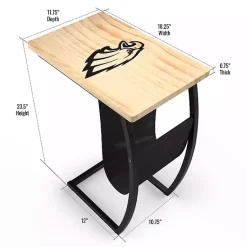 Kirklands Home Philadelphia Eagles Wood C-Table Tan Sale