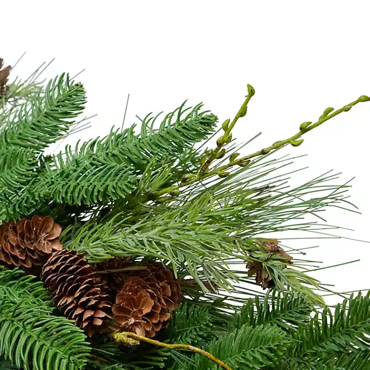 Wreaths>Kirklands Home Pinecones and Cedar Leaves Wreath