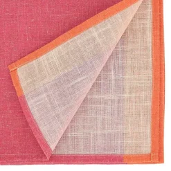 Kirklands Home Pink and Orange Colorblock Table Runner Online