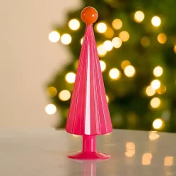 Christmas Decorations>Kirklands Home Pink and Orange Glass Christmas Tree
