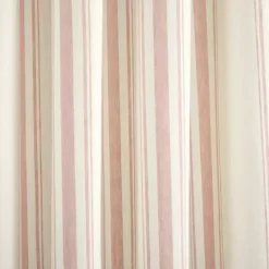 Kirklands Home Farmhouse Stripe Curtain Panel Set, 84 in. Pink