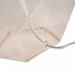Kirklands Home Pink Glass Stella Table Lamp White Hot