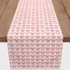 Valentines Day Decorations>Kirklands Home Pink Hearts Cotton Twill Valentine's Runner