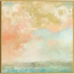 Kirklands Home Pink Mist Framed Canvas Art Print Online