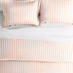 Kirklands Home Pink Rugged Stripe 2-pc. Twin Duvet Cover Set Outlet