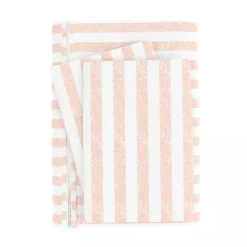 Kirklands Home Pink Rugged Stripe 2-pc. Twin Duvet Cover Set Outlet