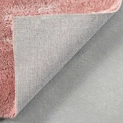 Kirklands Home Shag Washable Area Rug, 5x8 Pink Outlet