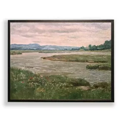 Kirklands Home Pink Sky Landscape Framed Art Print Outlet