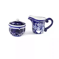 Kirklands Home Pip Vintage Blue Floral 2-pc. Sugar & Creamer Set Sale