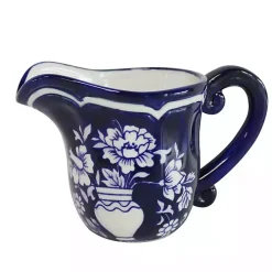 Kirklands Home Pip Vintage Blue Floral 2-pc. Sugar & Creamer Set Sale