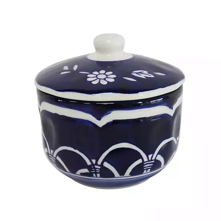 Kirklands Home Pip Vintage Blue Floral 2-pc. Sugar & Creamer Set Sale