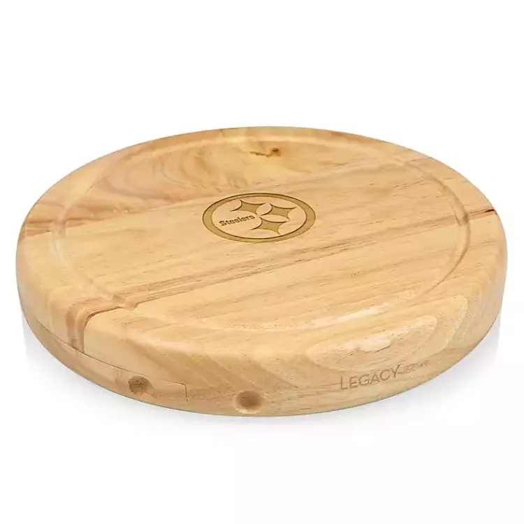 Kirklands Home Pittsburgh Steelers Cheese Board and Tool Set Tan