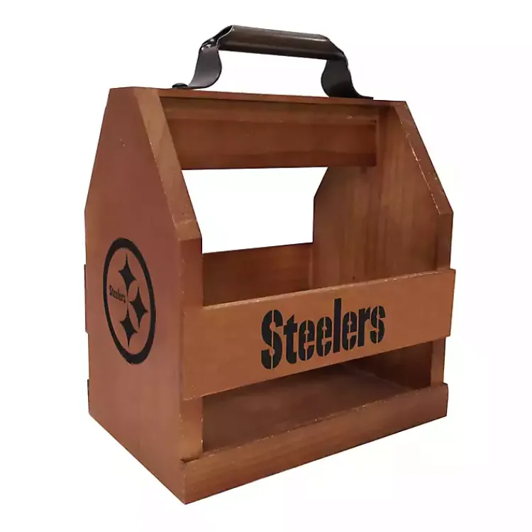Kirklands Home Pittsburgh Steelers Wooden Condiment Caddy Online