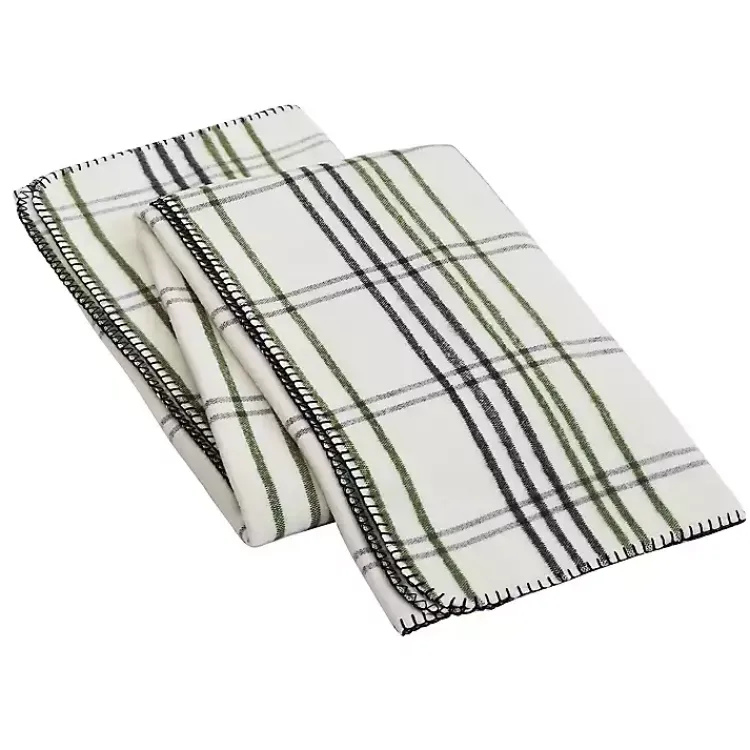 Blankets & Throws>Kirklands Home Plaid Camp Wandawega Throw Blanket Multi
