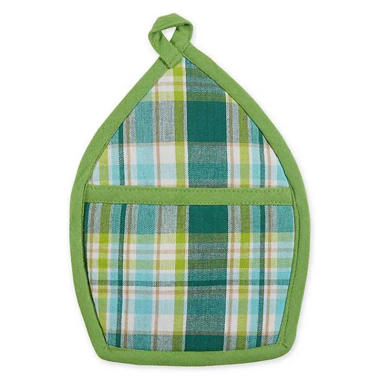 Kirklands Home Plaid Garden Gnome 3-pc. Towel and Pot Holder Set Sale