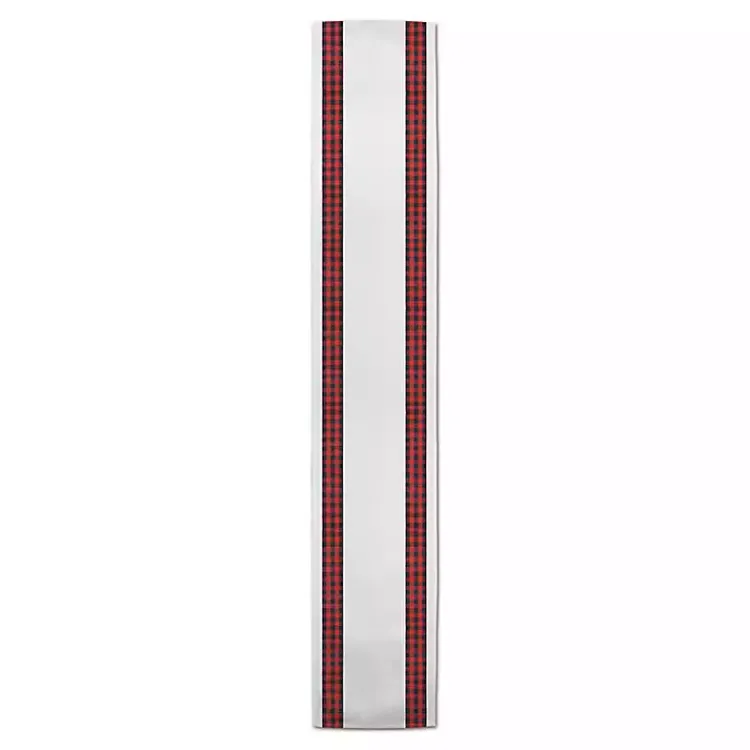 Christmas Dining & Entertaining>Kirklands Home Plaid Stripe Table Runner